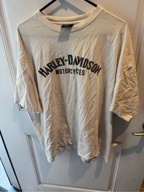 Harley-Davidson Cream Short Sleeve Logo Tee